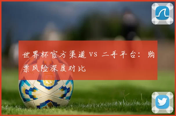 世界杯官方渠道 vs 二手平台：购票风险深度对比